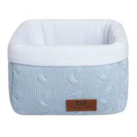 Baby's Only Commodemandje Cable - Baby Blauw - 18x18x18 cm