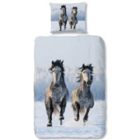 Good Morning Dekbedovertrek Flanel Snowhorses