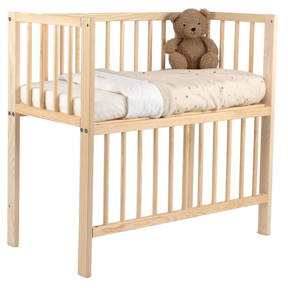Wieg / Cosleeper Bedside Open 40x80 Naturel Kindermeubels Enzo