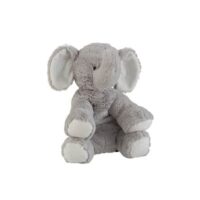 J-Line Olifant Pluche Grijs Large